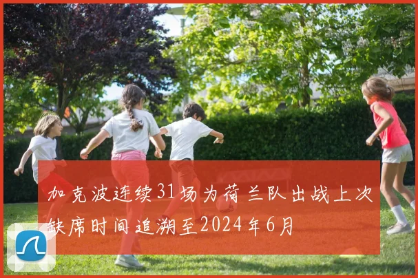 加克波连续31场为荷兰队出战上次缺席时间追溯至2024年6月